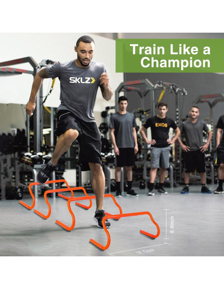 Equipo de Entrenamiento de Agilidad Ambifirner - 6.1m, 12 Conos, 4 Vallas