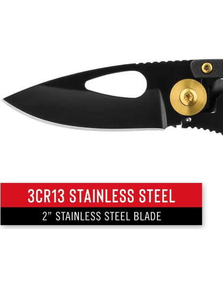 Cuchillo de bolsillo Coast FX200 5.08 cm acero inoxidable