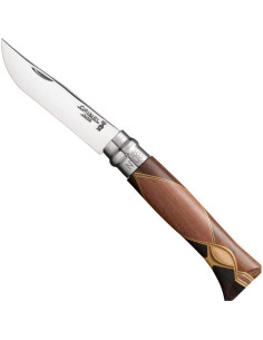 Cuchillo de bolsillo plegable Opinel Chaperon No. 8 - Mango de madera 2