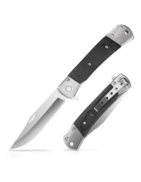 Cuchillo de bolsillo BARRYSAIL 6696 plegable 9.9 cm acero inoxidable