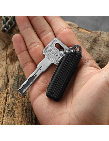 Cuchillo de bolsillo Caressolove G10 EDC 10.99 cm Negro