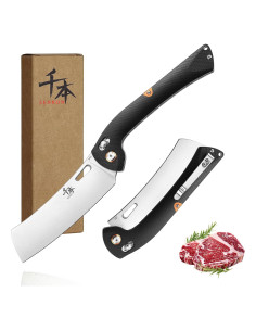 Cuchillo de Chef Plegable SENBON G10 Acero Inoxidable 440 12.19 cm
