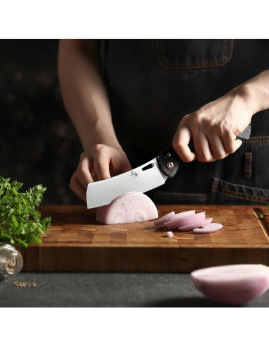 Cuchillo de Chef Plegable SENBON G10 Acero Inoxidable 440 12.19 cm