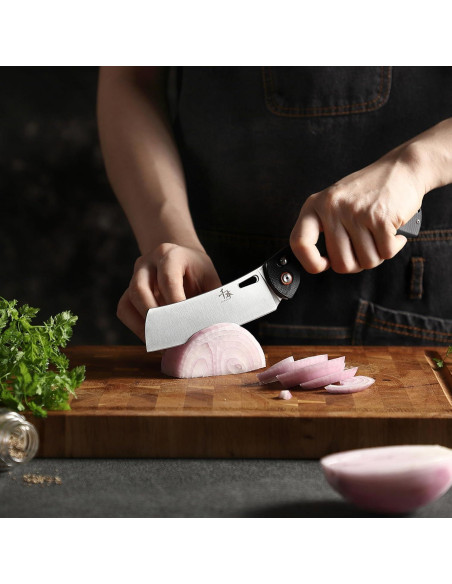 Cuchillo de Chef Plegable SENBON G10 Acero Inoxidable 440 12.19 cm