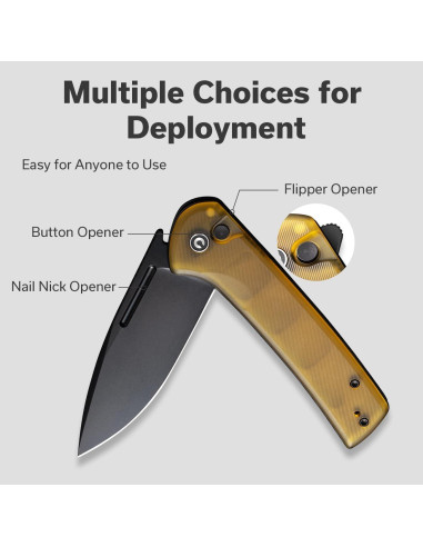 Cuchillo Plegable CIVIVI C21006-6 con Hoja Nitro-V 8.83 cm