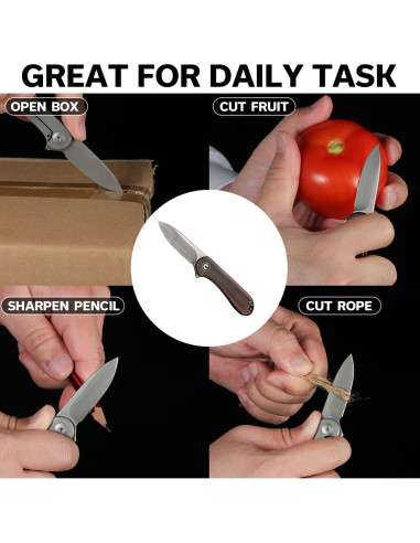 Cuchillo Plegable CIVIVI Mini Elementum Cobre 4.65 cm 14C28N