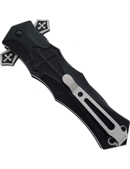 Cuchillo Plegable Tac Force TF-817BK de Acero Inoxidable 10.16 cm