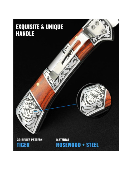 Cuchillo de Bolsillo NedFoss SMILODON Plegable 21.6 cm