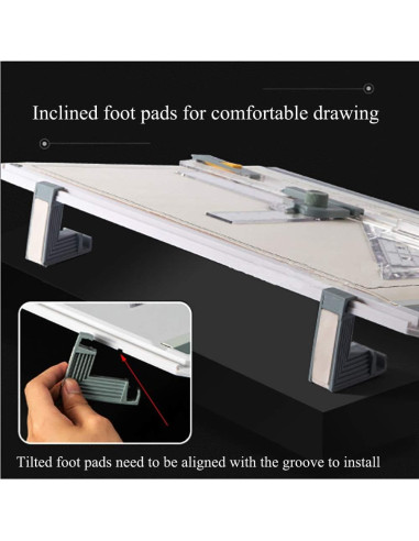 Mesa de Dibujo A3 SALEMAR con Escala y Accesorios