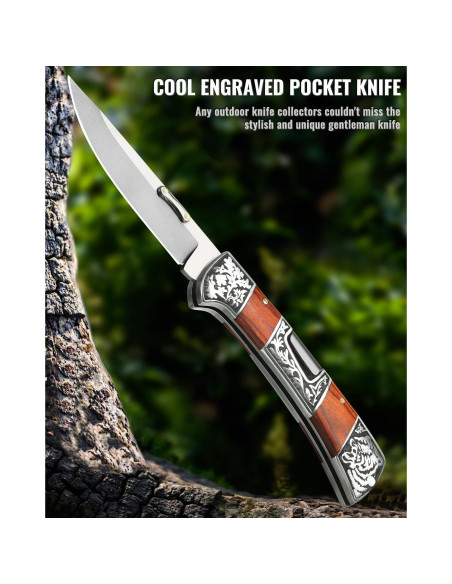 Cuchillo de Bolsillo NedFoss SMILODON Plegable 21.6 cm