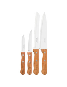Juego de cuchillos de cocina Tramontina 4 piezas acero inoxidable