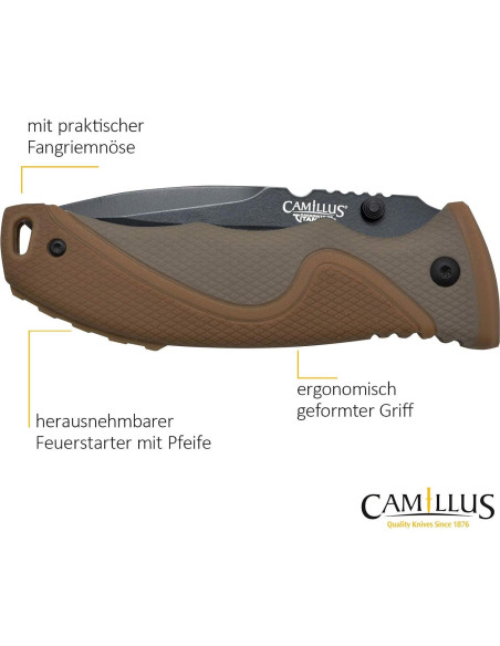 Cuchillo Plegable Camillus 19473 19 cm Acero 440 Titanio