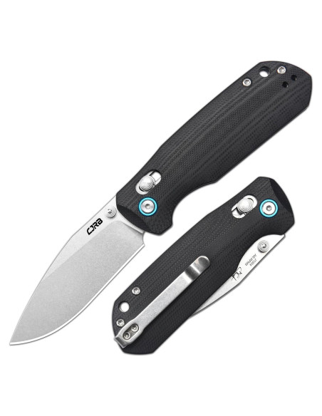 Cuchillo de Bolsillo CJRB Maximal 2.95" Acero AR-RPM9 Negro