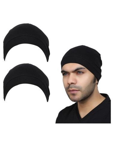 Forro de Casco de Algodón BISMAADH - 2 Piezas, Absorbente