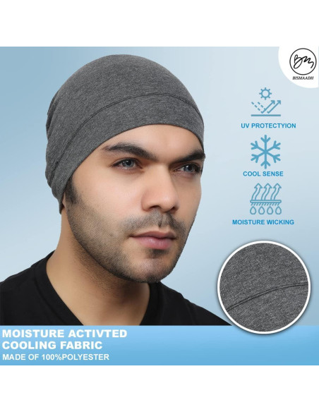 Forro de Casco de Algodón BISMAADH - 2 Piezas, Absorbente