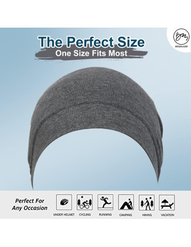 Forro de Casco de Algodón BISMAADH - 2 Piezas, Absorbente