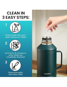 Tabletas Limpiadoras de Botellas Skyis - 120 Piezas, Sin Cloro 2