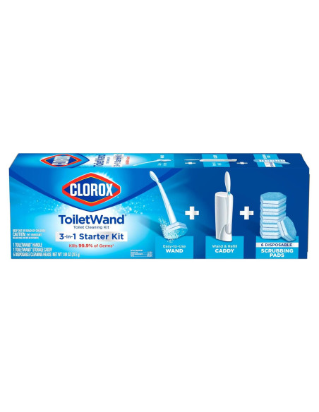 Kit de limpieza inodoro Clorox ToiletWand con 6 recargas