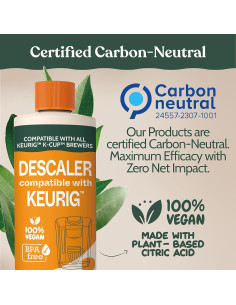 Kit de Descalcificación y Limpieza Roobi para Keurig - 1 Año 2