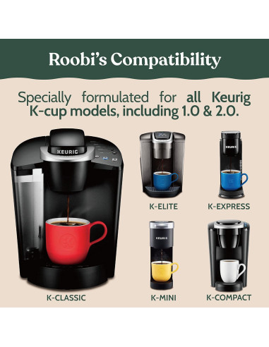 Kit de Descalcificación y Limpieza Roobi para Keurig - 1 Año