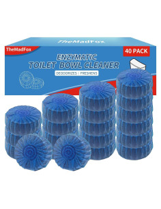 Tabletas Limpiadoras de Inodoro TheMadFox 40 Unidades Eficientes