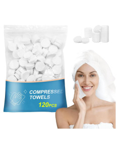 Toallas Comprimidas Desechables Lagincig 120 PCS 20x22cm