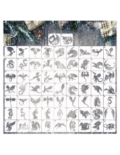 Plantillas Reutilizables para Pintar en Madera Dragón 7.62 cm