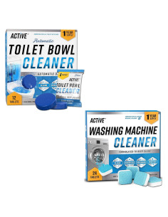 Limpiador Automático de Inodoro y Lavadora Active - 12+24 Tablet