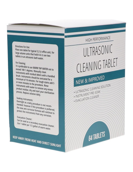 Tabletas de Limpieza Ultrasónica Ronix 64 Unidades
