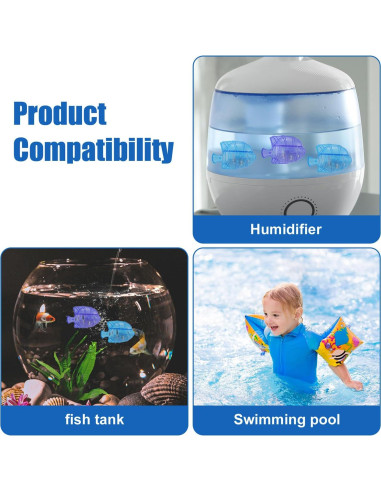 16 Limpiadores de Tanque de Humidificador PEUTIER 6.4x4x2.7cm