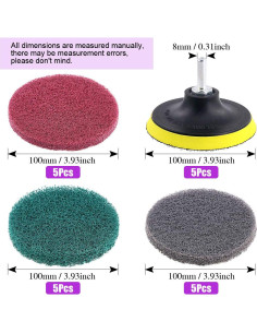 Kit de Limpieza Swpeet 16 Piezas Almohadillas 10.16cm 2