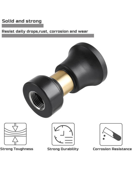 Boquilla de Manguera Lichamp Ajustable de Latón 0.49kg