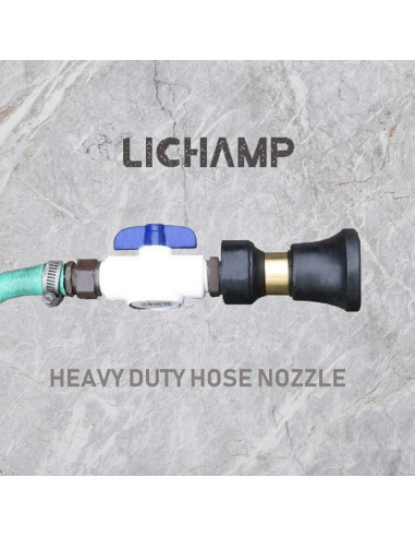 Boquilla de Manguera Lichamp Ajustable de Latón 0.49kg