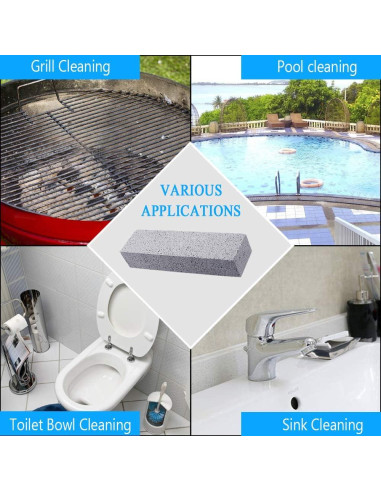 Paquete de 24 piedras pómex Kulannder 15x3.6 cm para limpieza