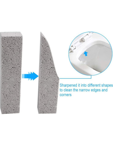 Paquete de 24 piedras pómex Kulannder 15x3.6 cm para limpieza