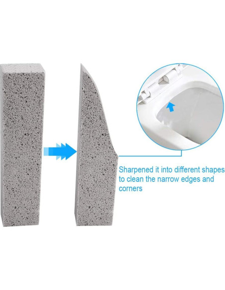 Paquete de 24 piedras pómex Kulannder 15x3.6 cm para limpieza