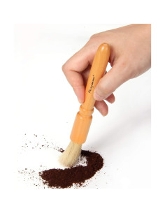 Cepillo de Limpieza Merryseason para Molinillo de Café - Madera 2