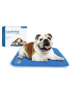 Almohadilla Fresca para Mascotas The Green Pet Shop Mediana Azul - Gel Autocoolante para Perros y Gatos 9.5-20.4 kg