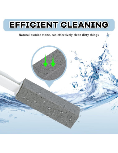 2 Piedras Pómez de Limpieza ARZQUT con Mango Largo 34.8cm