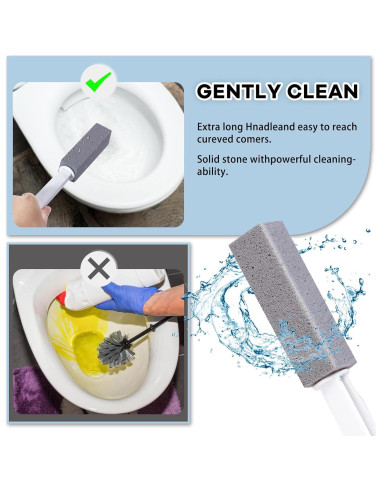 2 Piedras Pómez de Limpieza ARZQUT con Mango Largo 34.8cm