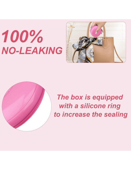 Estuche Limpiador Maoeroral para Retenedores y Dentaduras Rosa