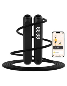 Cuerda de Salto Rápida Wigore con Contador y App - 3m