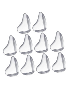 10 Protectores de Esquinas para Bebés IWOWHERO Silicona Transparente