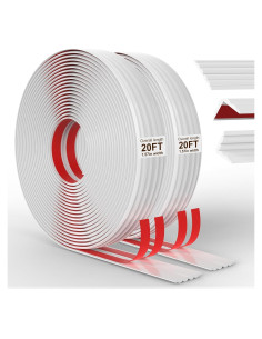 Protector de Esquina Autoadhesivo Evomun 6.1m Blanco 2 Piezas