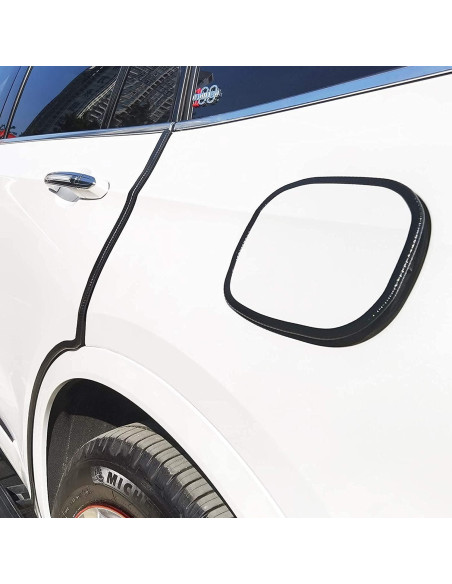 Tira de sellado de goma GoldWheel U-Channel 7.92m Negro