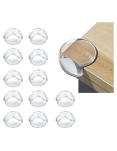 Protectores de Esquinas WENPENG 12 PCS Redondos Transparentes