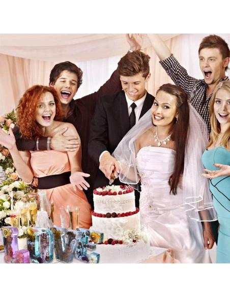 Moldes de Letras Grandes KABAKE para Resina 26 Piezas