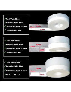 Sellos de Tira de Silicona APORNI 5m Aislante Impermeable 2