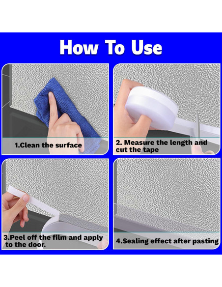 Sellos de Tira de Silicona APORNI 5m Aislante Impermeable