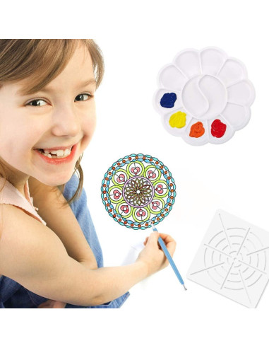 Conjunto de Herramientas de Punteado Mandala Augshy 19 Piezas